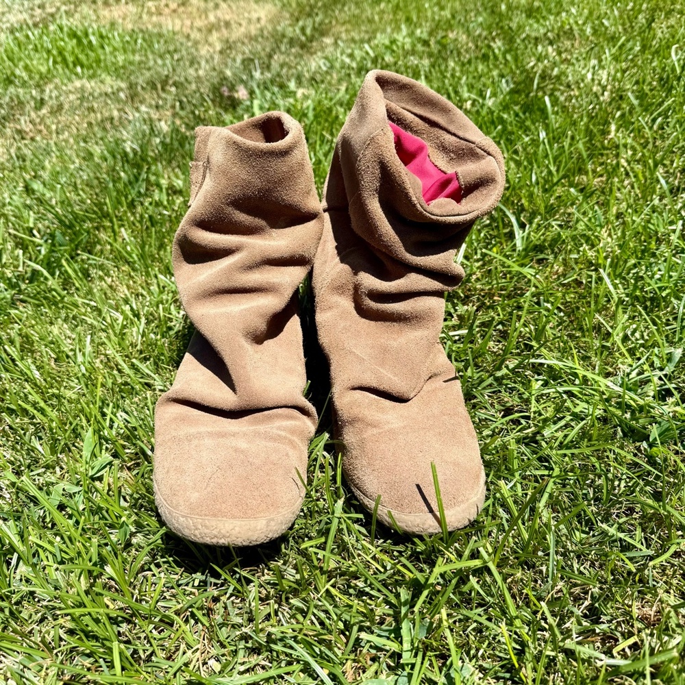 Lemare Otto Wedge Suede Bootie - Taupe